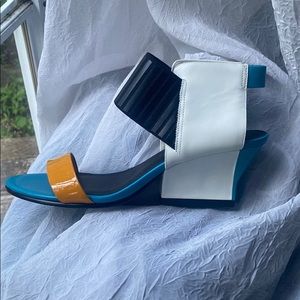 United Nude color block heels